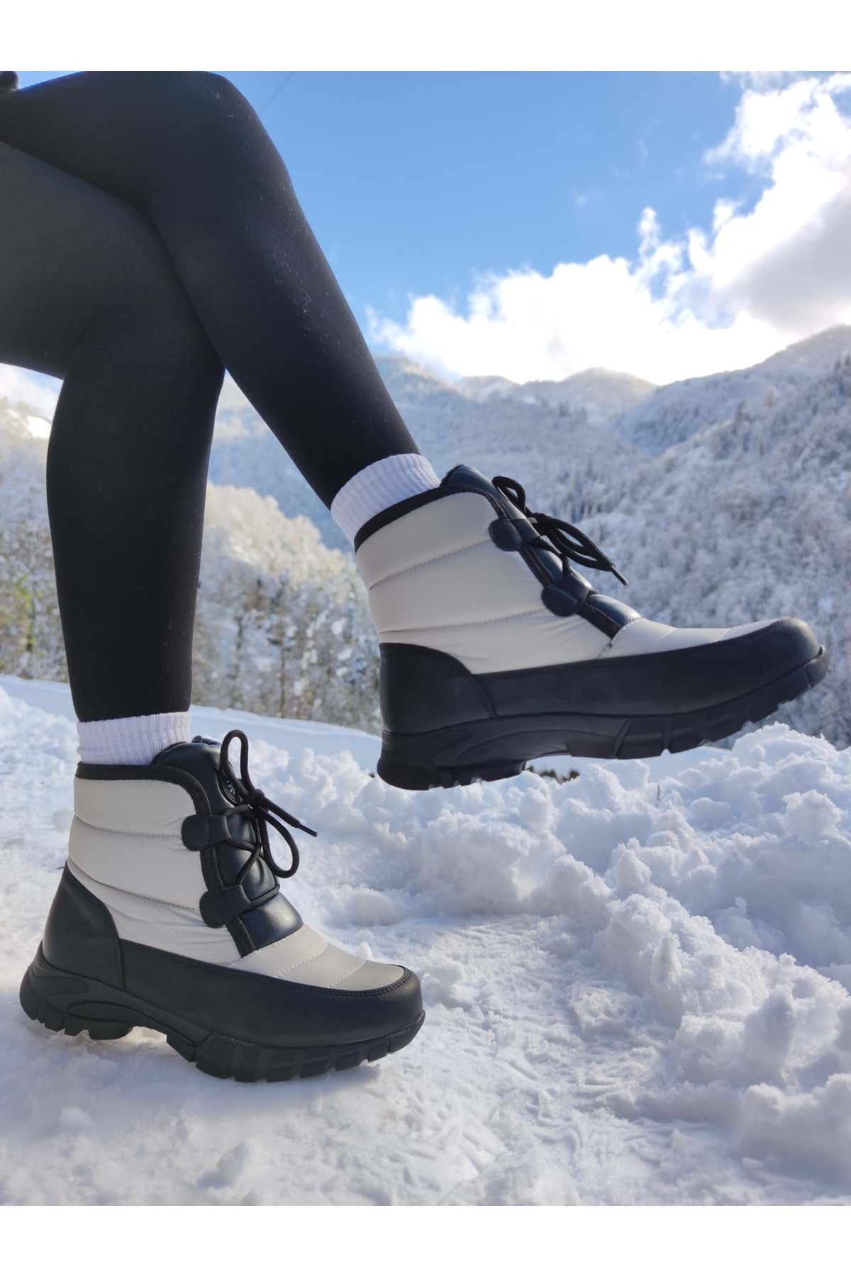 ÇİĞDEM KUNDURA  Çiğdem Kar Botu Unisex - Görsel 4