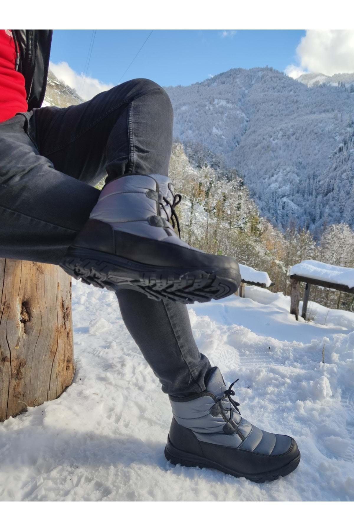 ÇİĞDEM KUNDURA  Çiğdem Kar Botu Unisex - Görsel 6