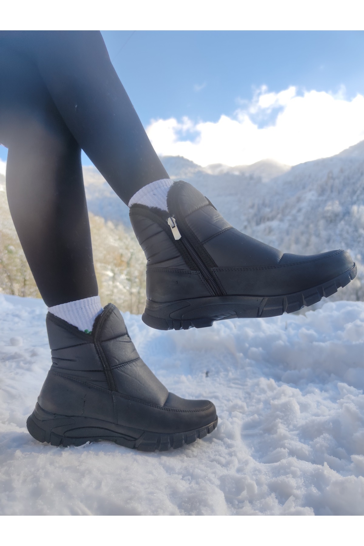 ÇİĞDEM KUNDURA  Çiğdem Kar Botu Unisex - Görsel 2