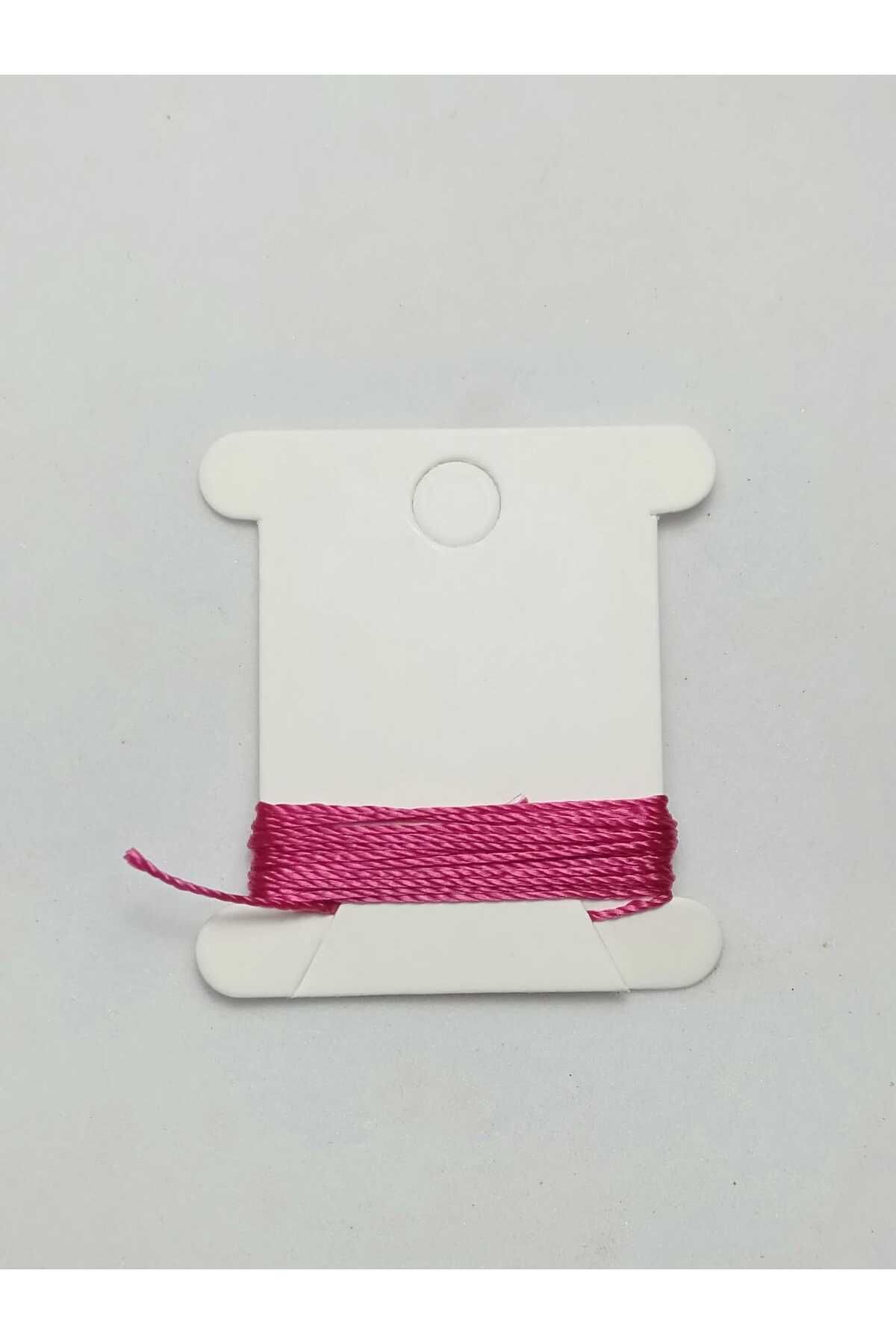 0.5 Mm 1 Metre Tesbih İpi Pembe Renk