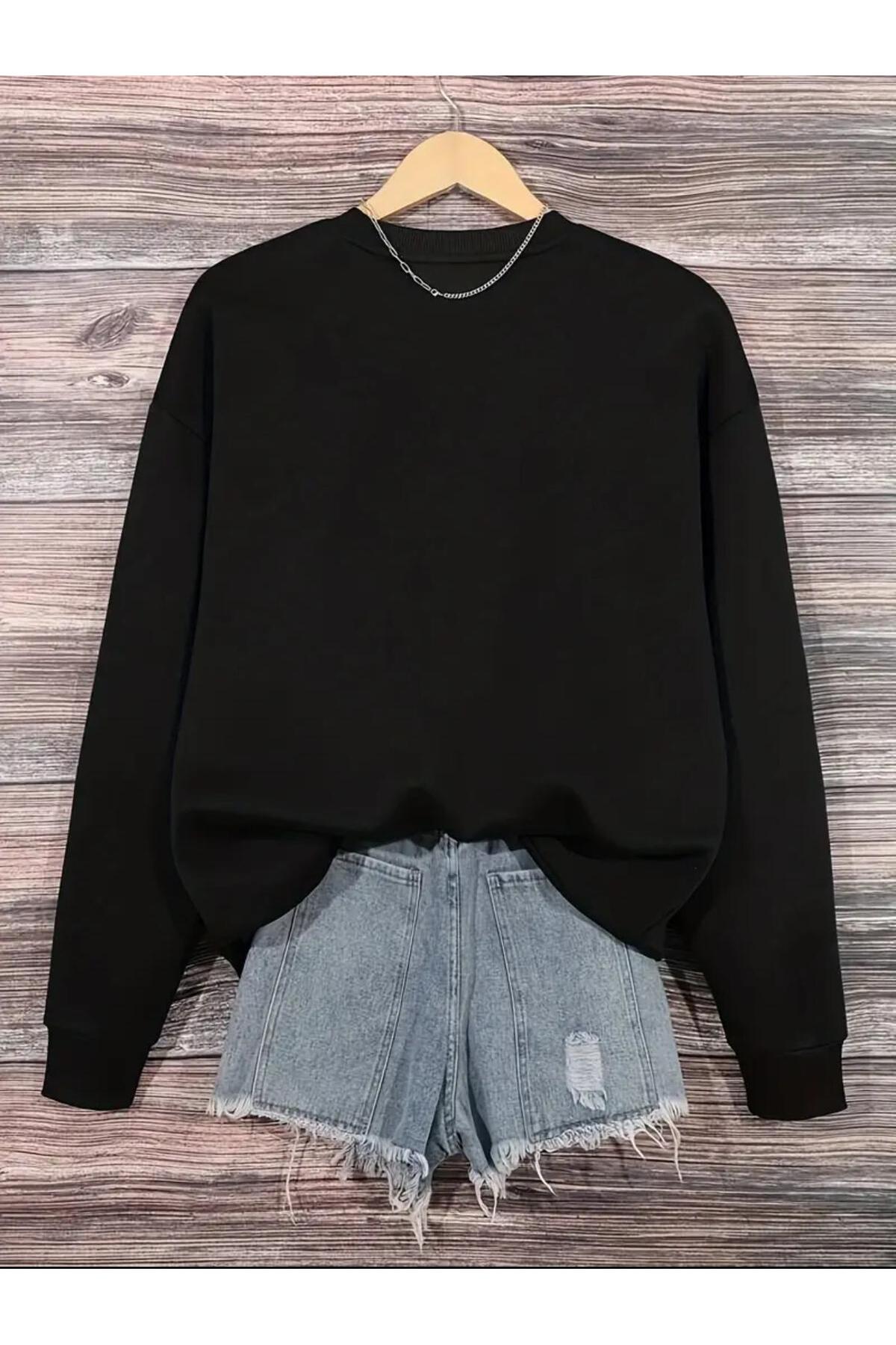 caddekombin  Sevimli Ayıcıklar Yumuşacık 2 İplik Şardonlu Sweatshirt - Görsel 3