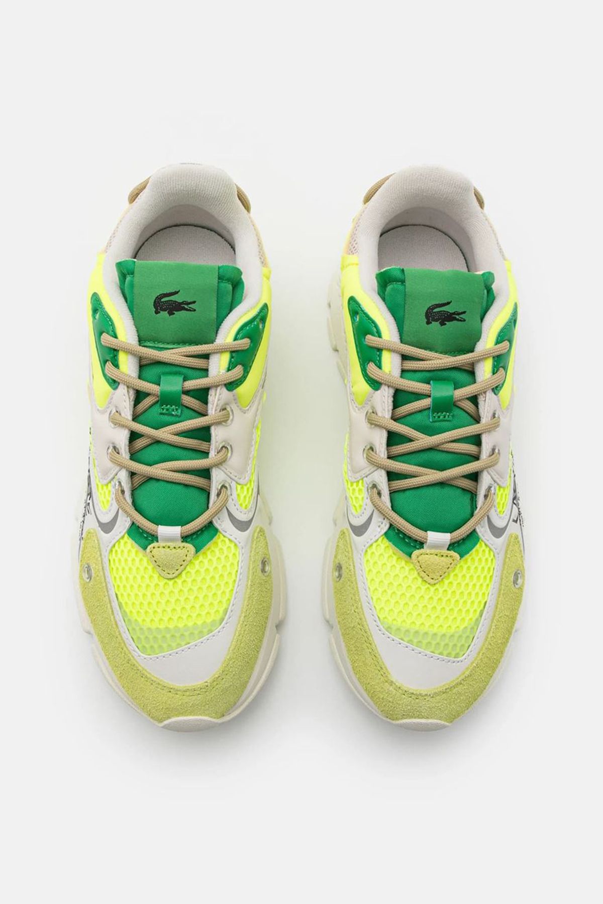 اسنیکر مردانه 45SMA0001 YLW OFF WHT اورجینال Lacoste