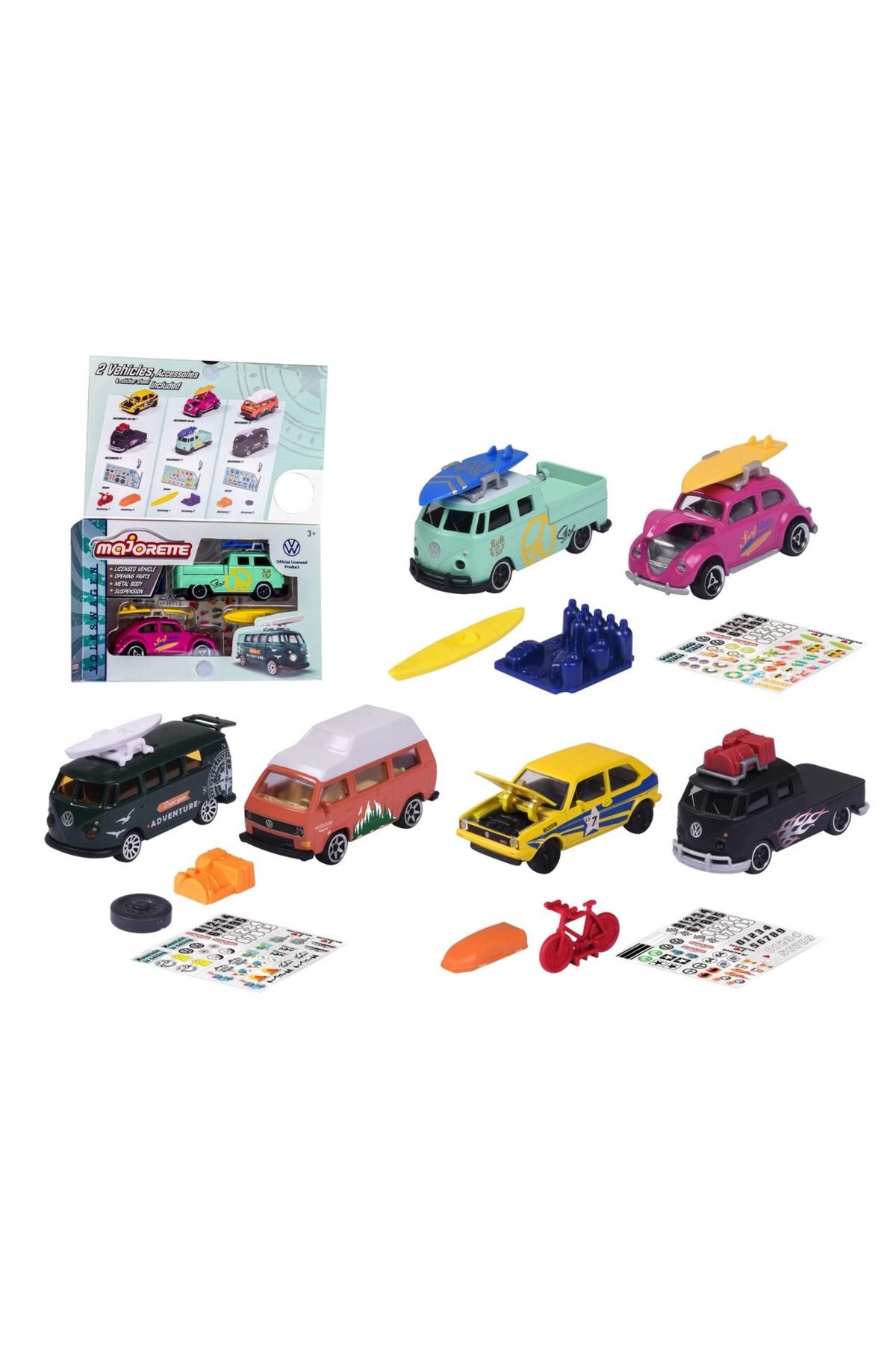 gnsstore MAJORETTE VW THE ORİGİNALS 2 PİECES SET