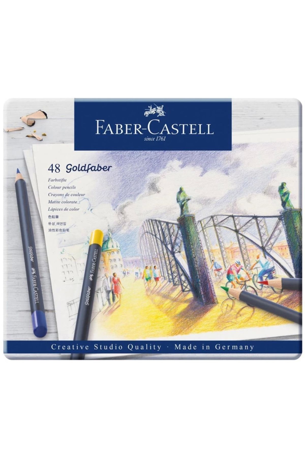 Faber Castell Faber Castel Goldfaber Kuru Boya Kalem Seti 48'li - 5188114748