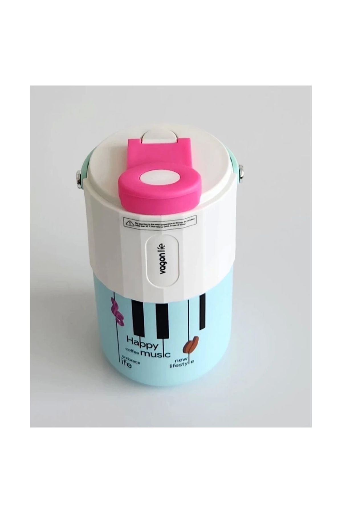 قمقمه و فلاسک چند رنگ VGN2050 فولادی Patara Pipetan 400 میل آبی Vagonlife