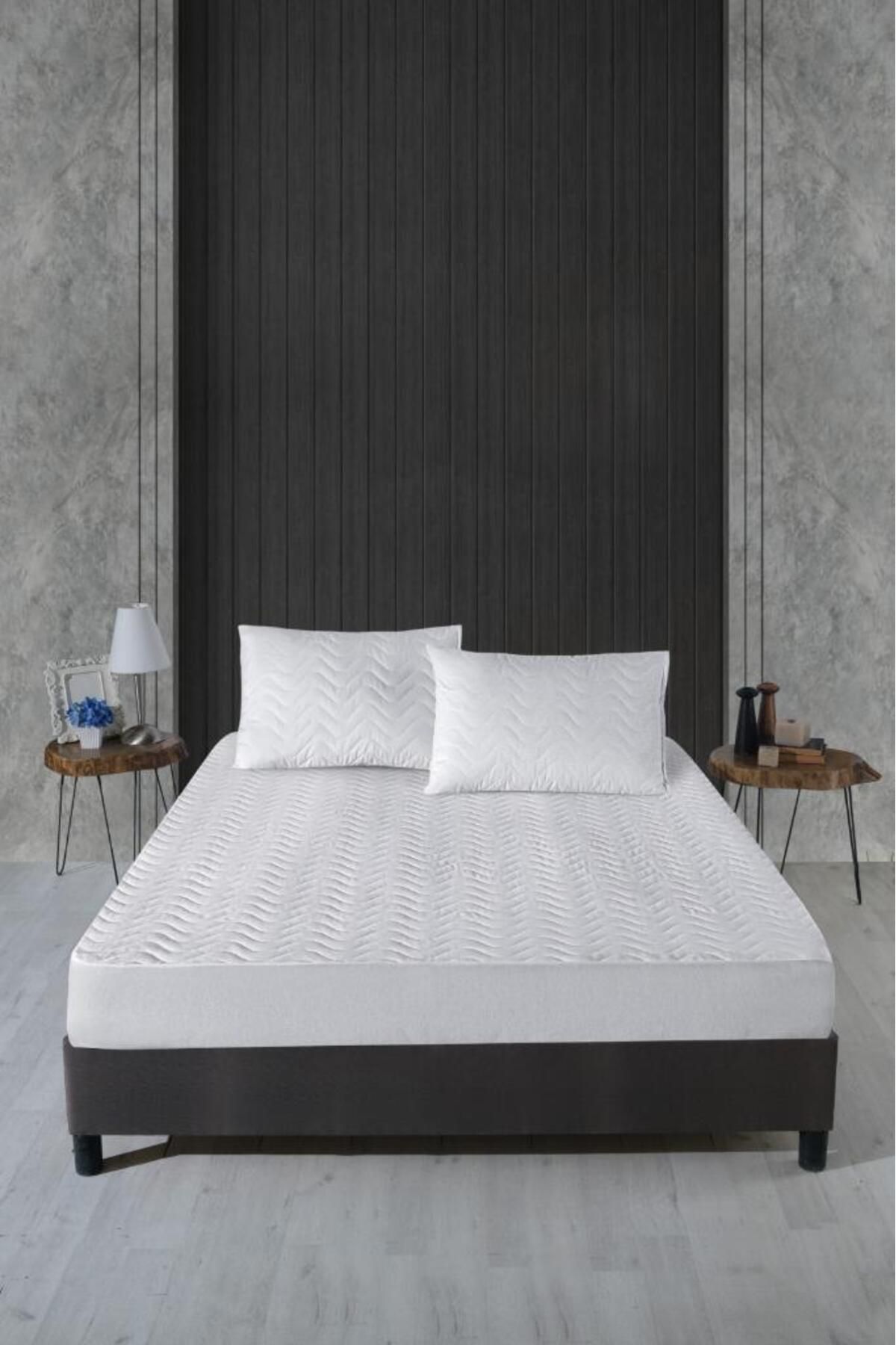 P Parla-Mattress Cover Quilted Fitted Mattress Protector 160*200 cm 1