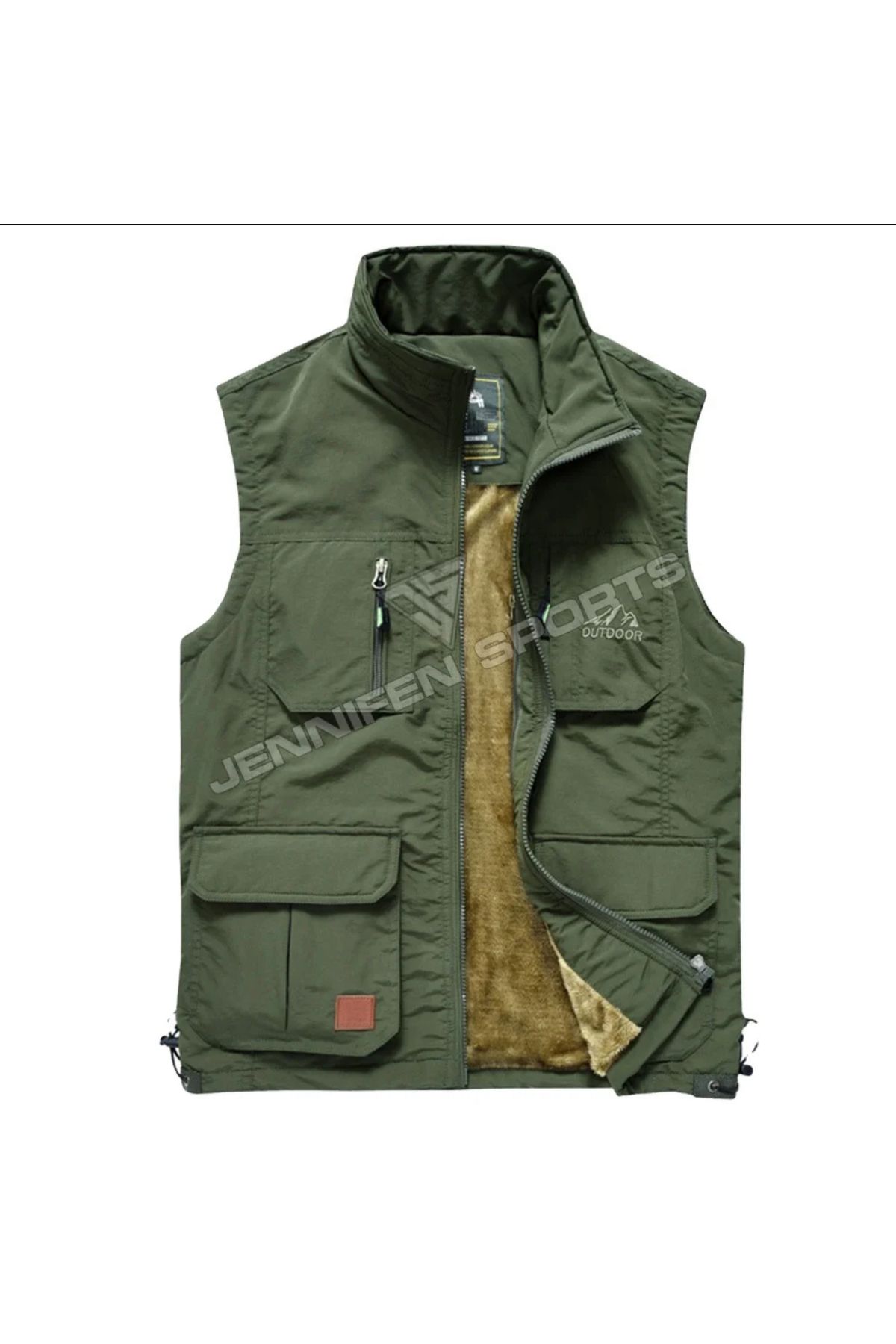 aytekinler askeri malzeme Erkek Yelek Outdoor Kışlık Tüylü Çok Cepli Spor Yelek