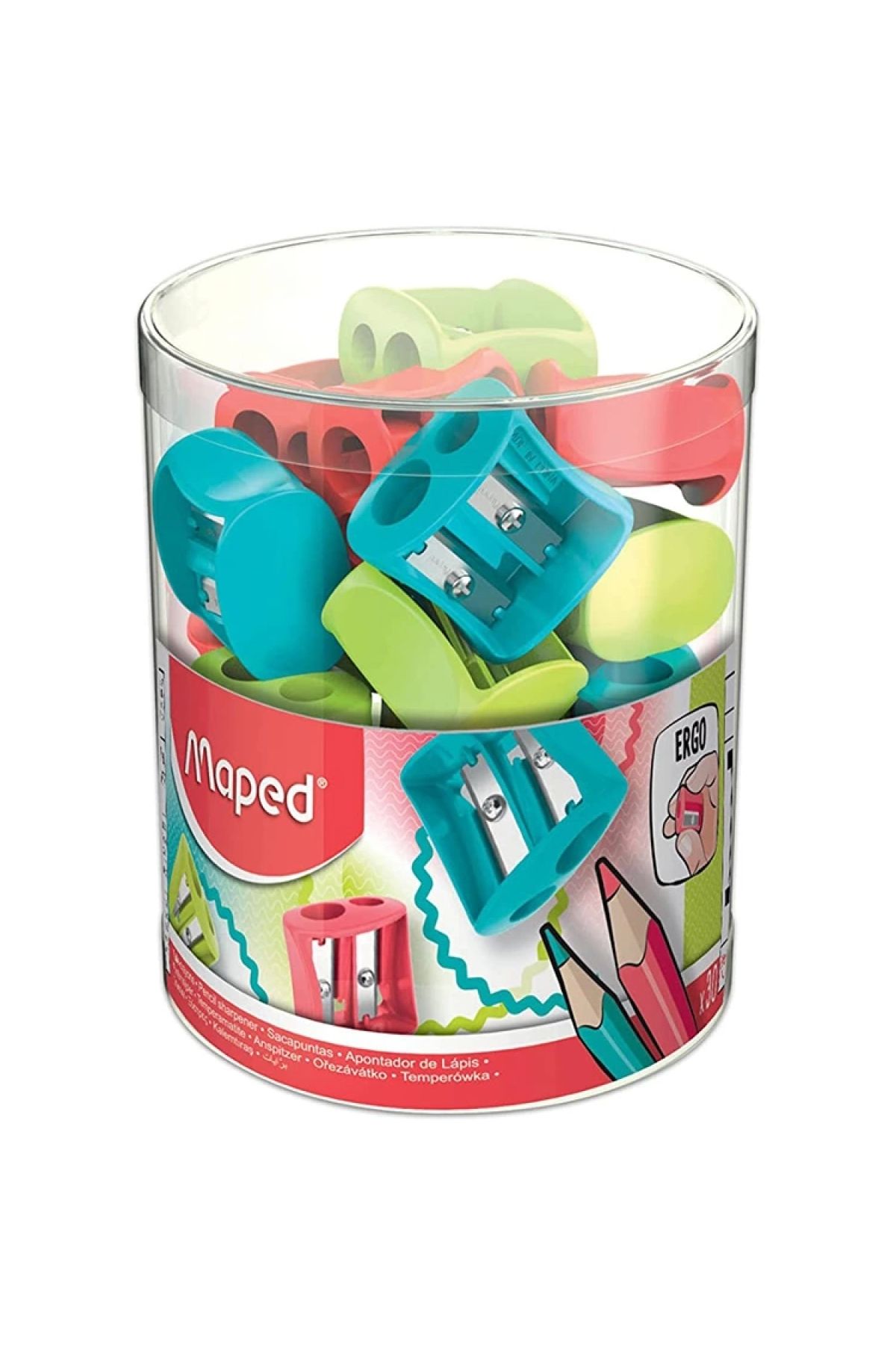 Maped-62511 Vivo Double Hole Pencil Sharpener 3