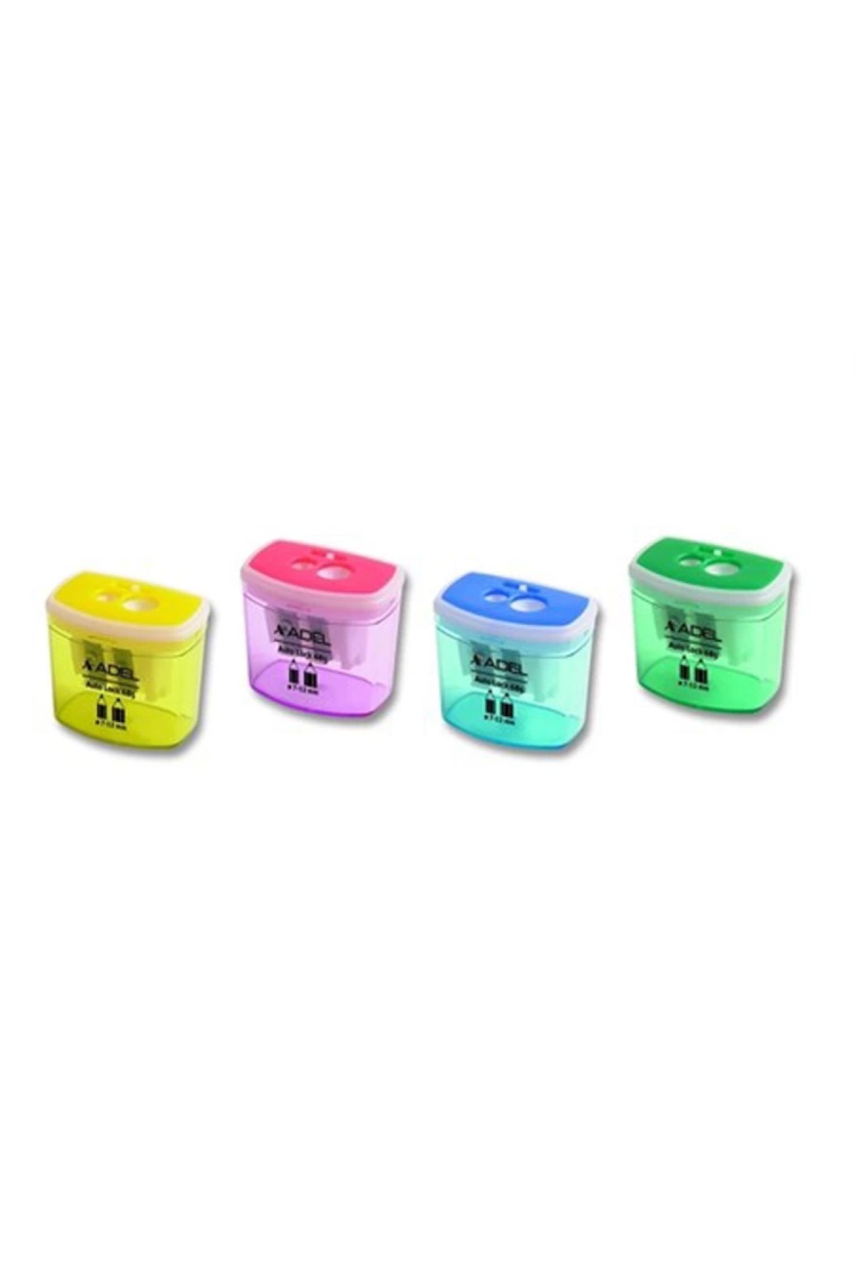 Adel-685 Auto Lock Transparent Pencil Sharpener 1