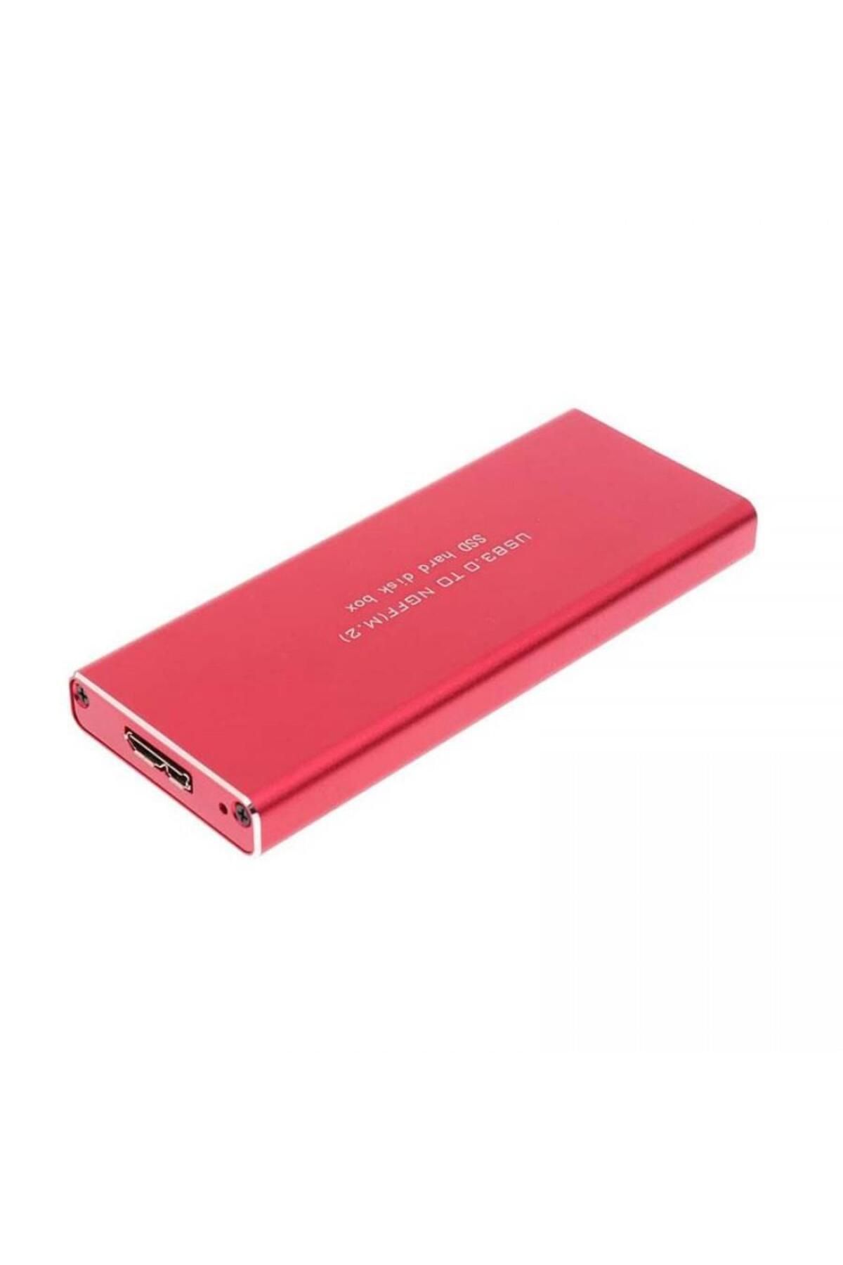 KEEPRO Usb 3.0 To M.2 Ngff Harici Ssd Harddisk Kutusu Kırmızı