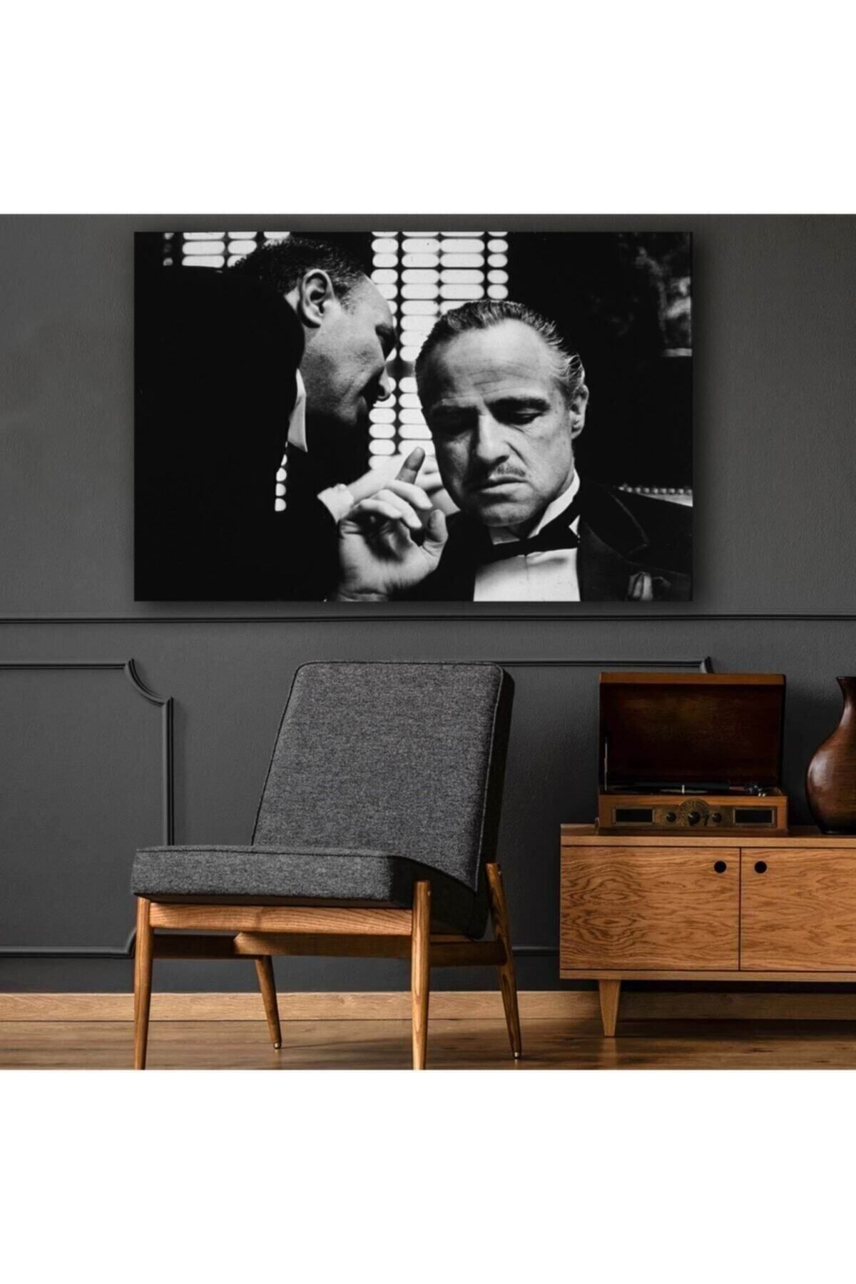 Vividale The God Father Marlon Brando Kanvas Tablo