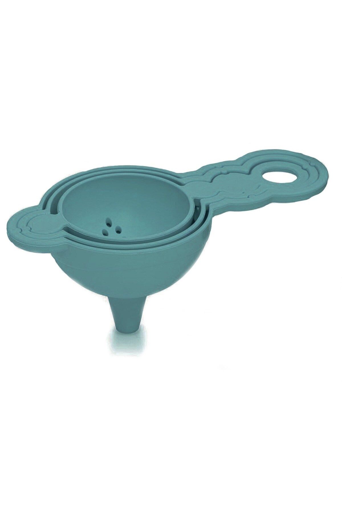 FRD GROUP-Practical Egg Strainer Mini Strainer Funnel Set All in One (5235) 4
