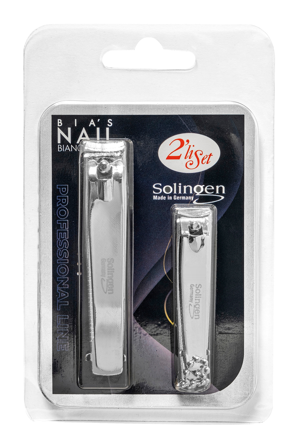 Bianca Bella Solingen Törpülü Tırnak Keski Nikel 2 li Set 4097