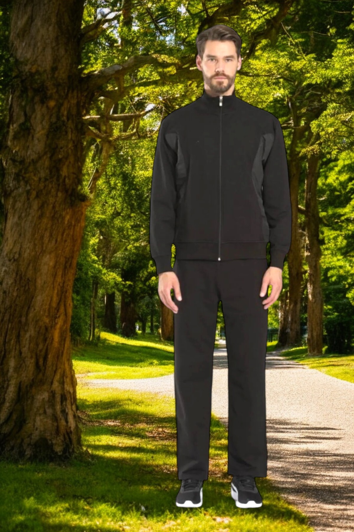 ست گرمکن ورزشی مردانه راسته آستین بلند | پیر کاردین Pierre Cardin THCLVR.70.P0.C.V.0.R - تصویر 3
