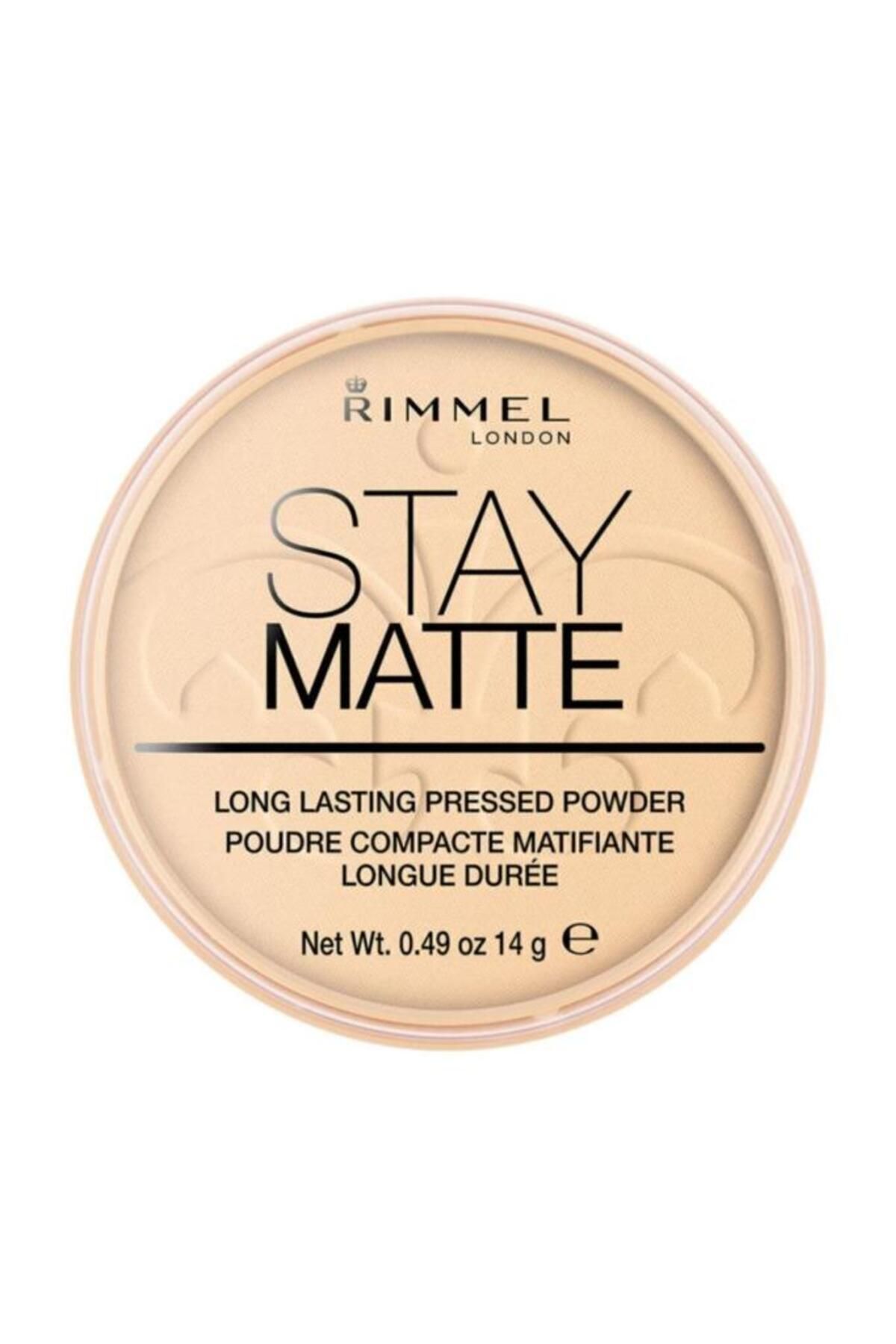 RIMMEL LONDON Pudra - Stay Matte Pressed Powder 001 Transparent 14 g 3607345064505