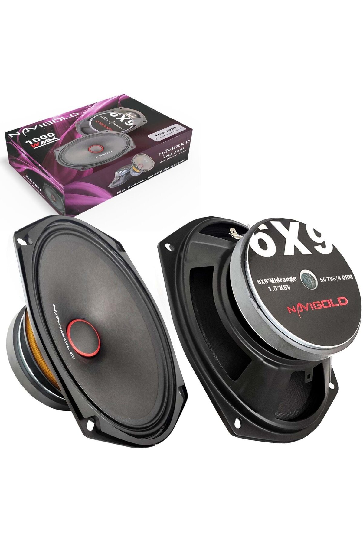 Navigold NG-795 Yeni Seri Oval Midrange 1000W Maksimum 200W RMS