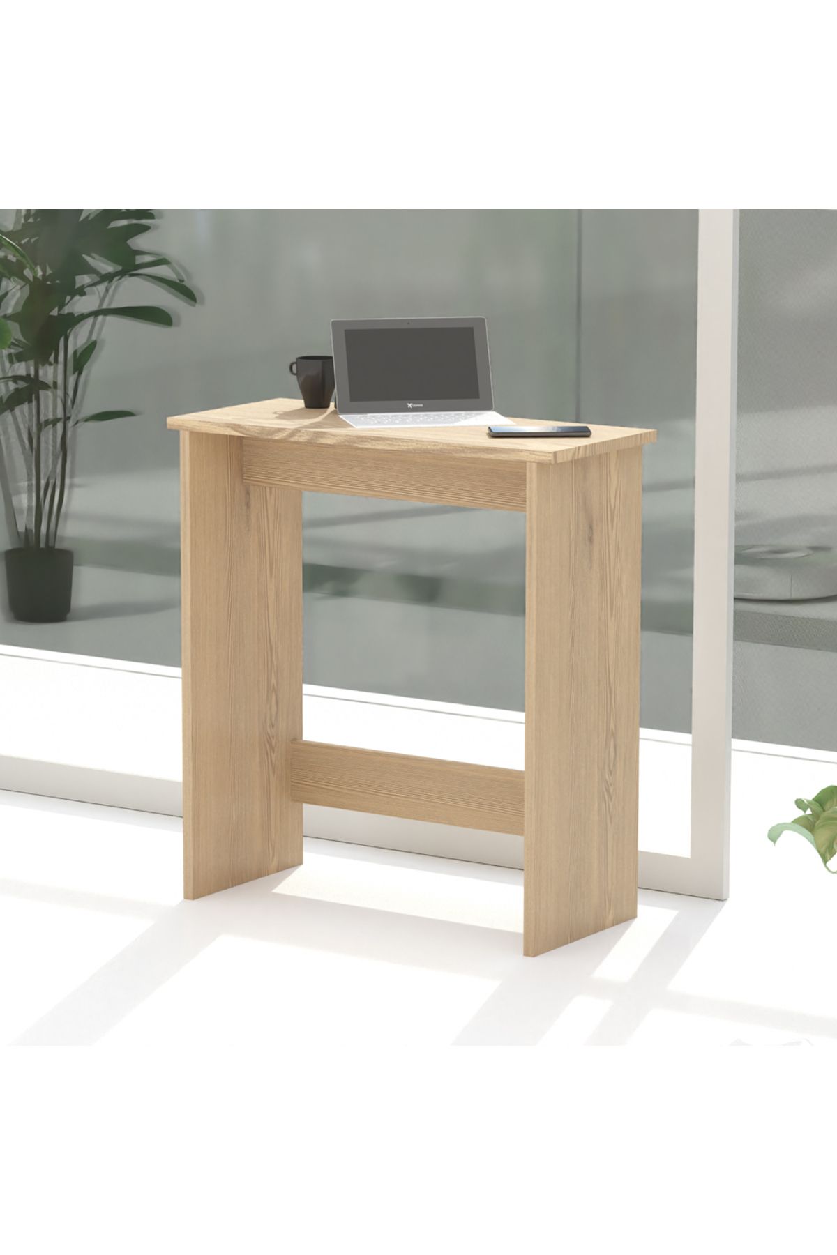 Mahmayi-Study Desk with Foot Rest Support, Executive Desks Ideal for Home and Office - Light Imperia 5