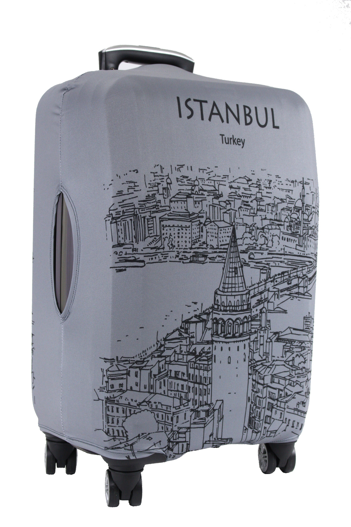 (My#80 Galata Karakalem) VALİZ İÇİN KILIF