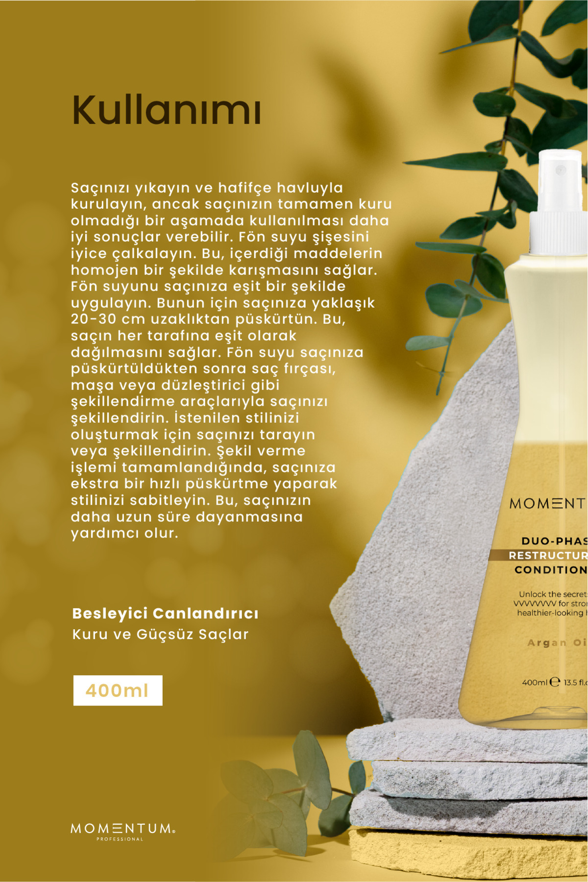 اسپری مو خشک کن روغن آرگان ۴۰۰ میلی لیتر — ۱۱۱ — تصویر 2 از 3