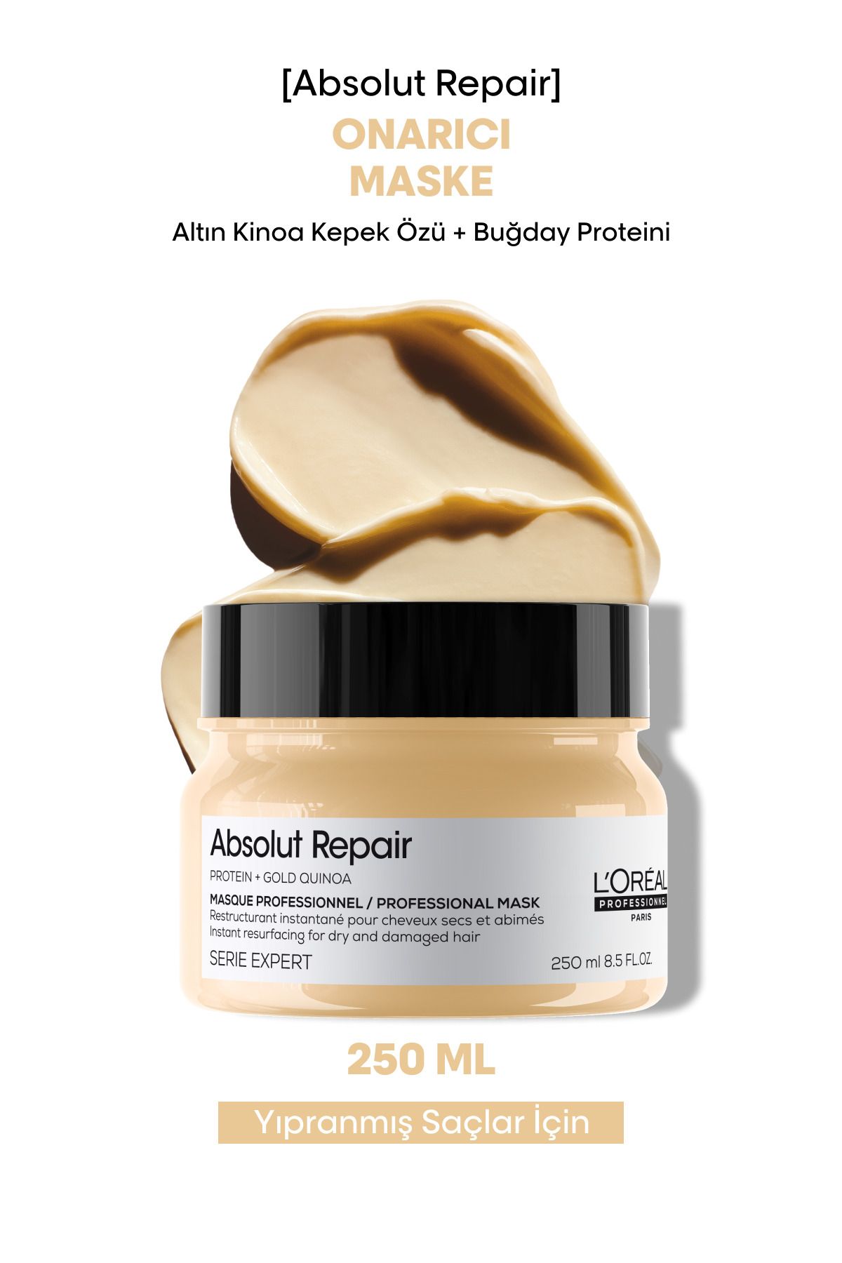 L'oreal Professionnel Serie Expert Absolut Repair Yıpranmış Saçlar Için Onarıcı Maske 250ml