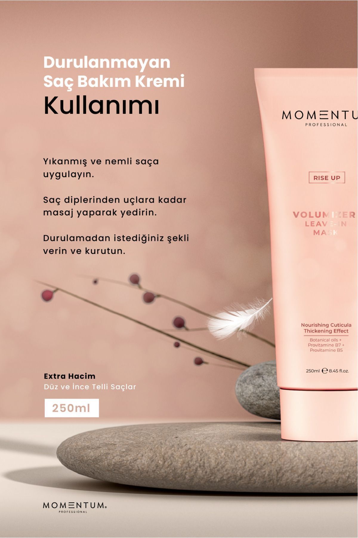 MOMEMTUM SAÇ BAKIM KREMİ DURULANMAYAN VOLUMİZER MASK 250 ML — TYCBRTJBVN171811223938628 — تصویر 2 از 3