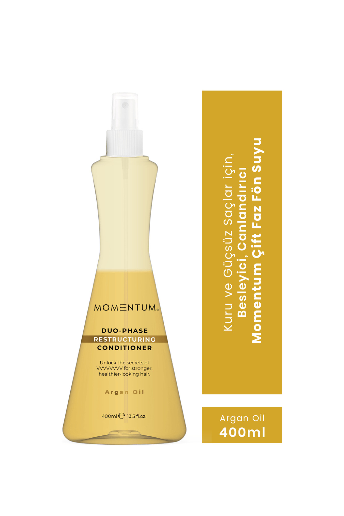 Momentum اسپری مو خشک کن روغن آرگان ۴۰۰ میلی لیتر — ۱۱۱
