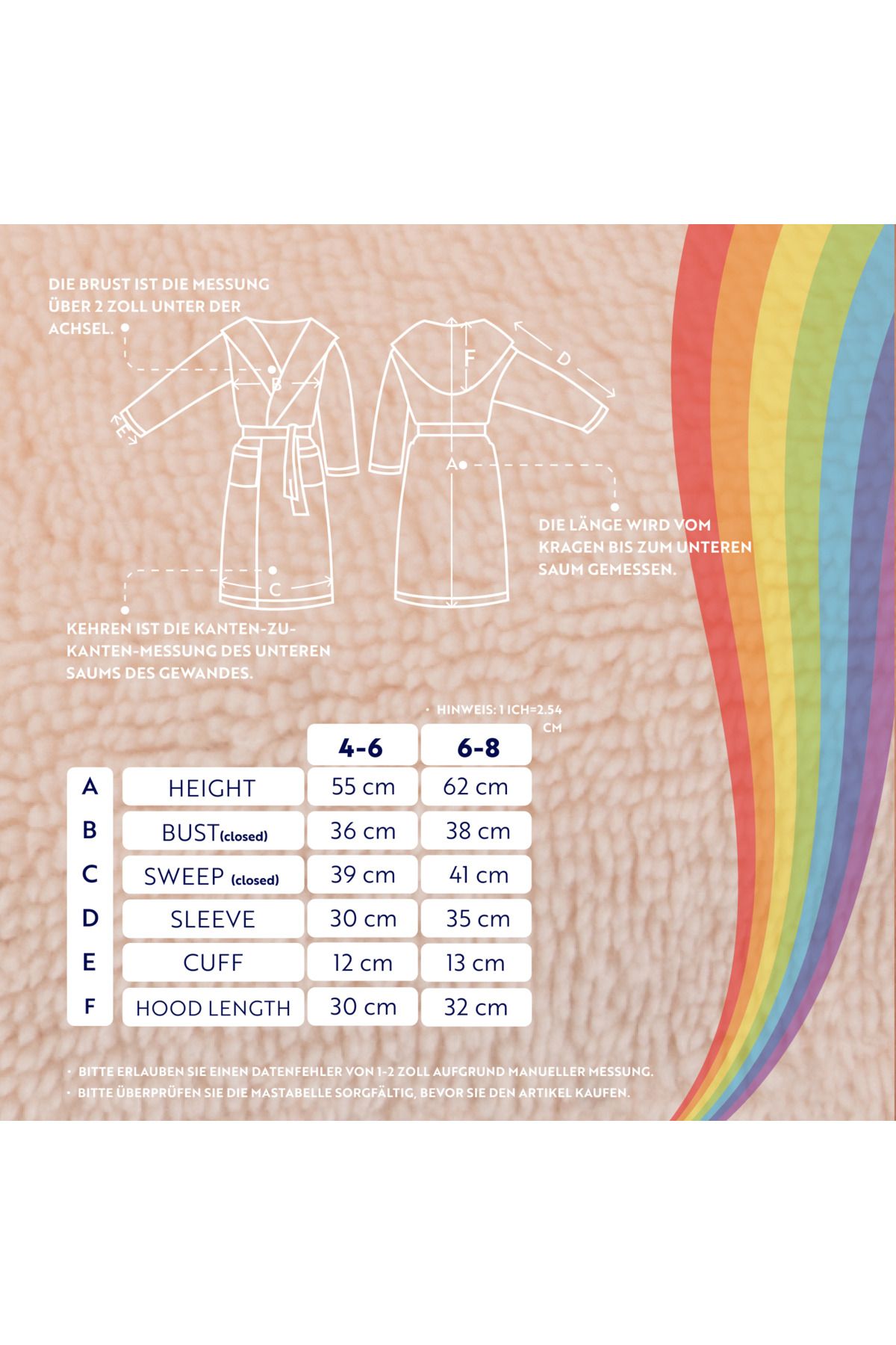 English Home-Bademantel für Kinder, weicher Fleece-Bademantel mit Kapuze für Mädchen und Jungen, Frottee-Bademantel für 6