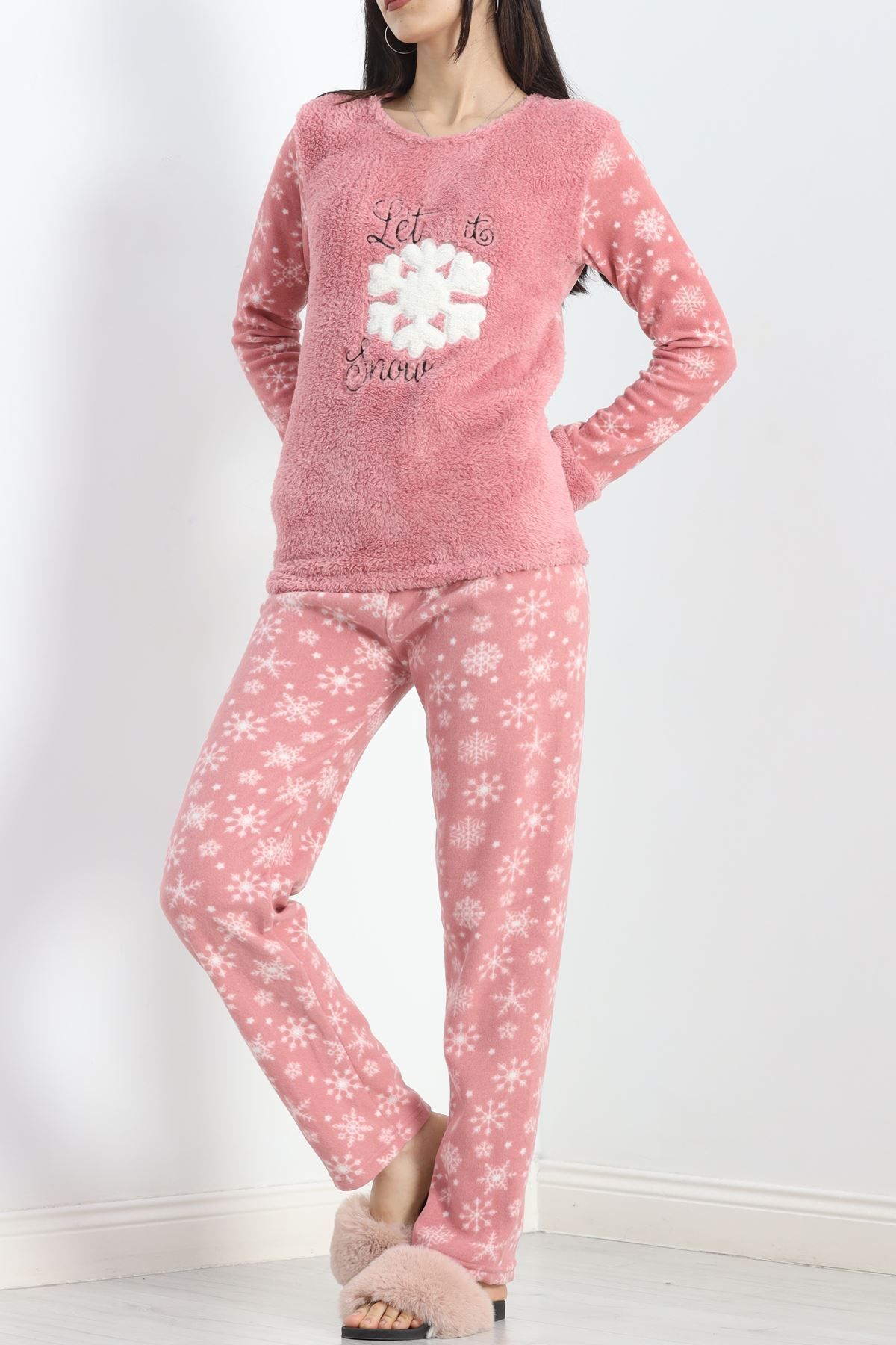 Joyboyshop-Pink Fleece Pajama Set - 19215.1048. 1