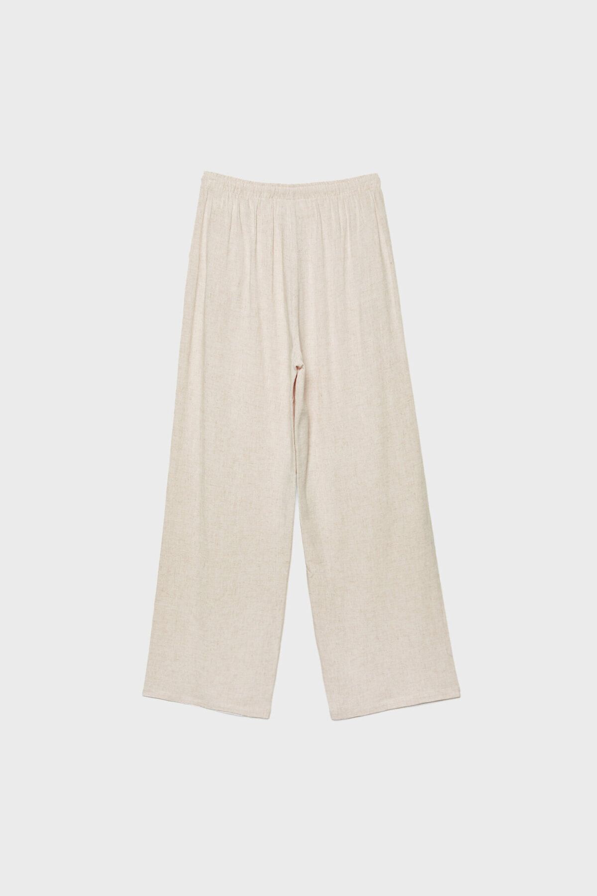 Pants Women Beige Stradivarius - Trendyol