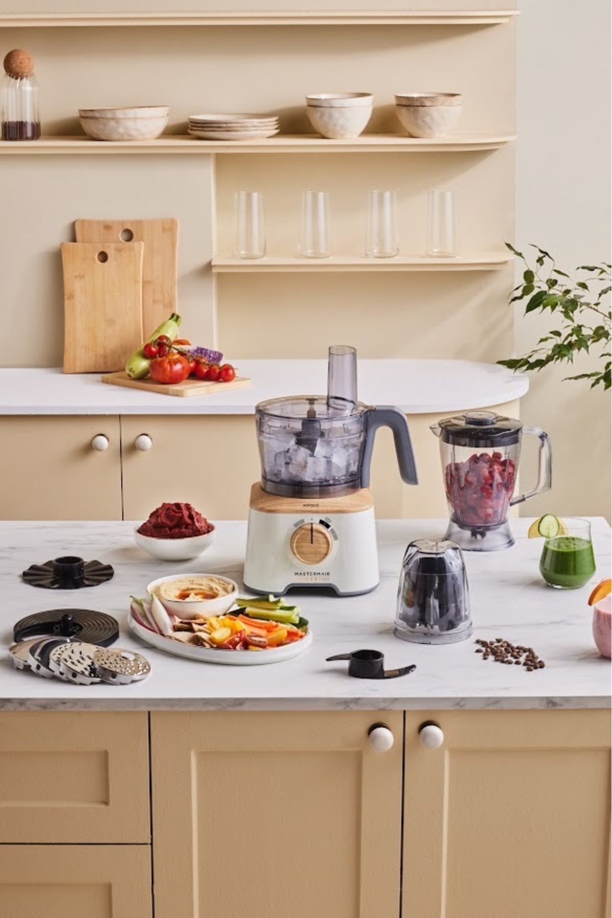 Karaca-Mastermaid Power Max 2500W Food Processor - 11 in 1 Wood Craft 3