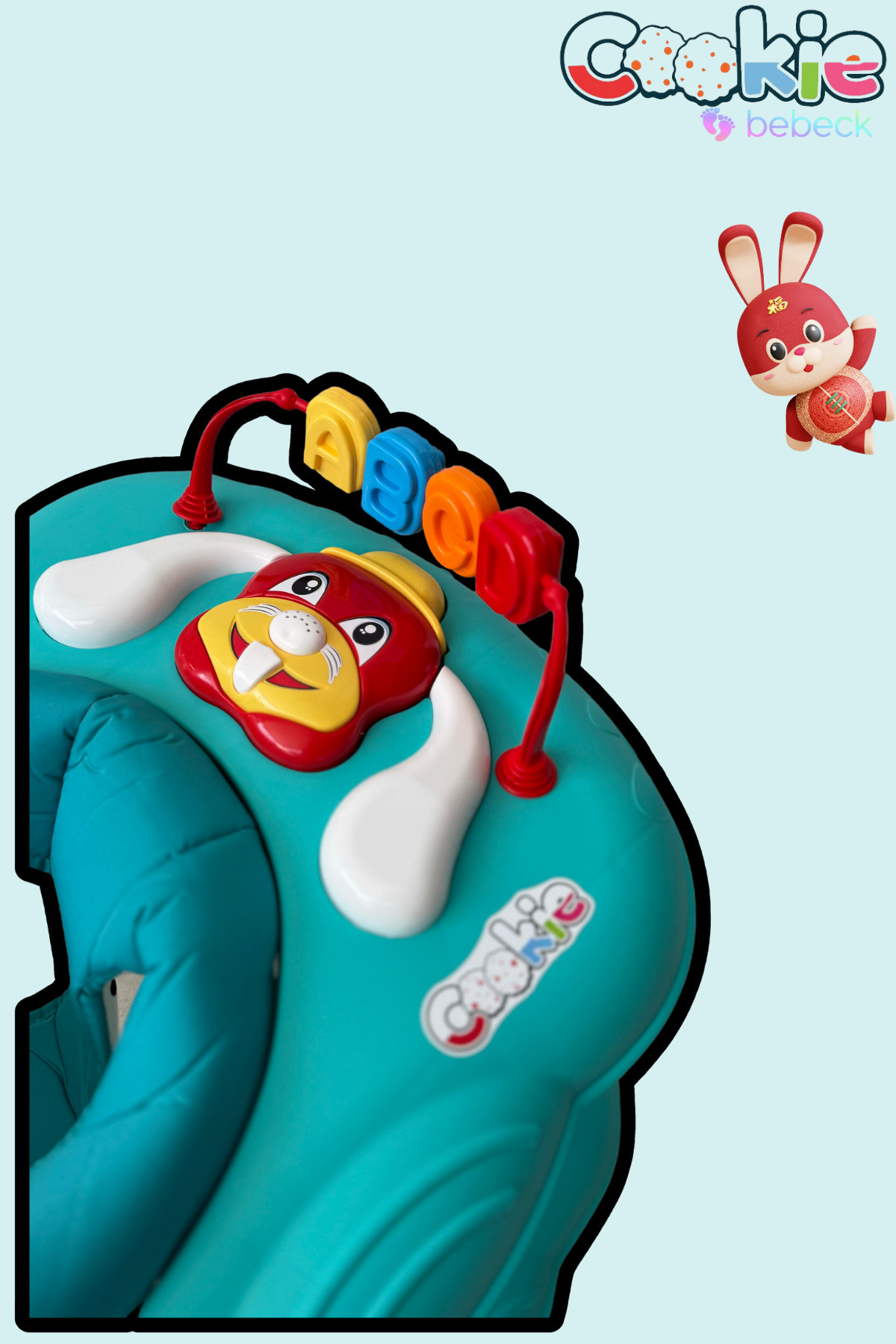 Bebeck Cookie Ayarlanabilen Müzikli Yumuşak Pedli Lüks Yürüteç fotoğrafı 3 (önizleme)