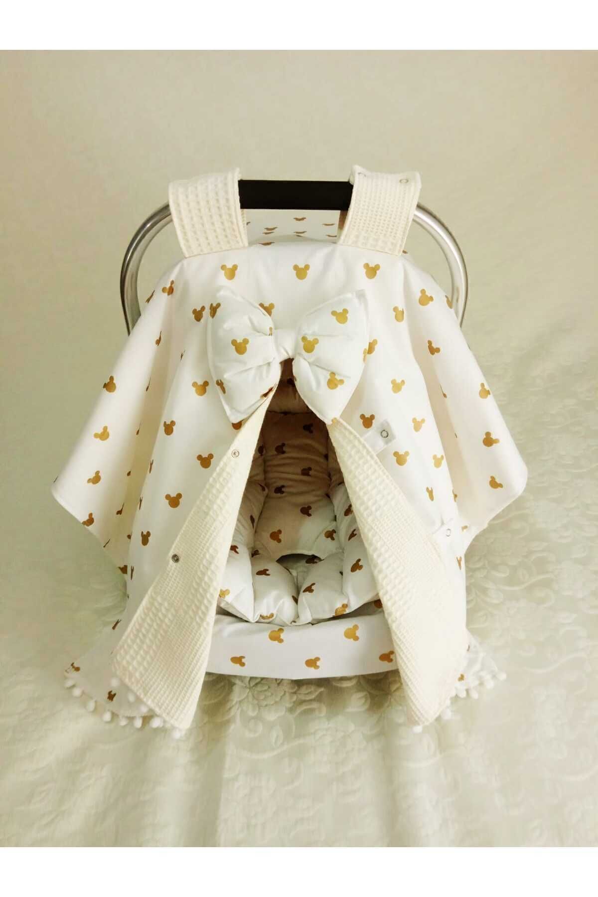 Wenaris Pitiko Baby Puset örtüsü, Puset minderi, Puset çarşafı, 3 parça fotoğrafı 3 (önizleme)