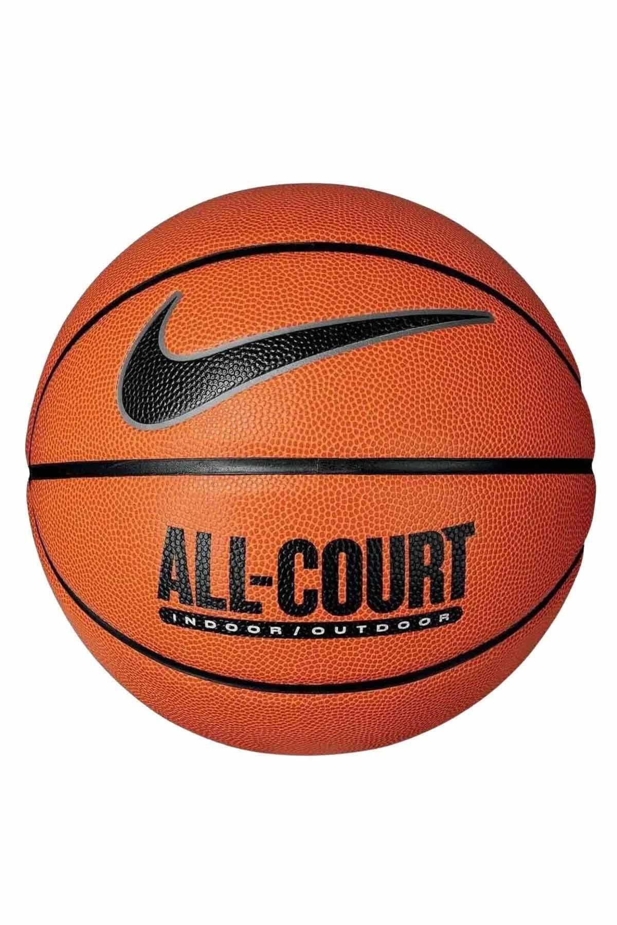 Nike Everyday All Court 8p Deflated Unisex Basketbol Topu N.100.4369.855.07-turuncu