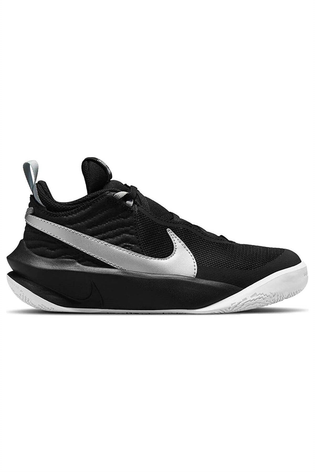 Nike Team Hustle D 10 (GS) Çocuk Basketbol Ayakkabı Cw6735-004-siyah