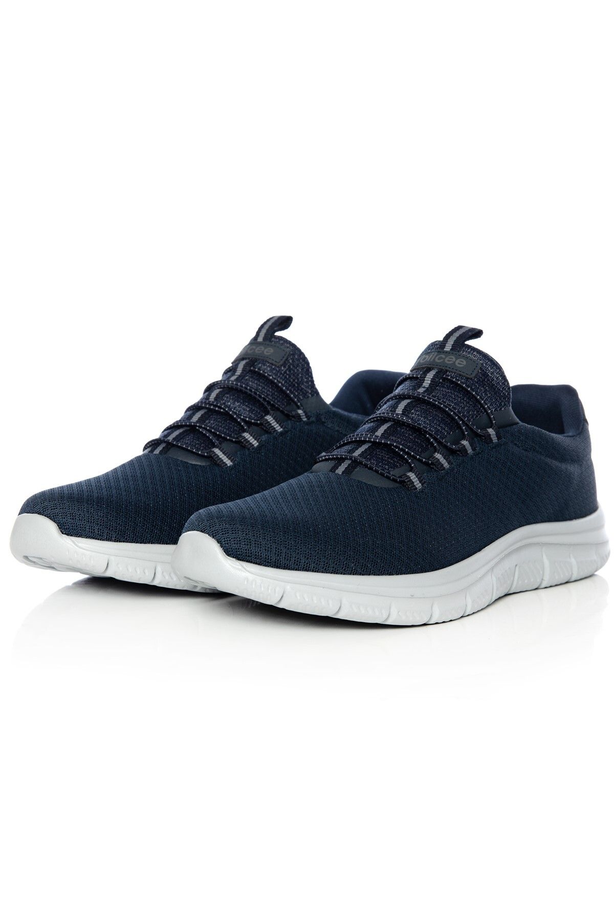 bilcee-Men's Navy Blue Lace-Up Thick Sole Comfortable Daily & Walking Sports Shoes 1011 7