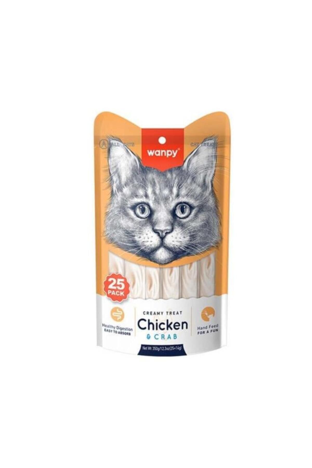 Orqinel Wanpy Tavuklu ve Yengeçli Sıvı Kedi Ödülü 14 Gr 25 Adet - PIWP-046