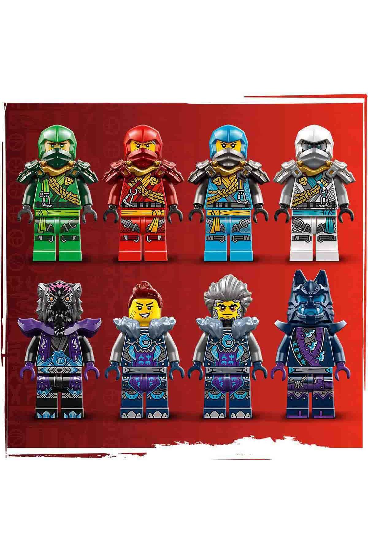 مکتب مبارزه سایه‌ای ماسک گرگ نینجاگو ۷۱۸۱۳ - ۸ نینجا مینی برای کودکان ۹ سال و بالاتر