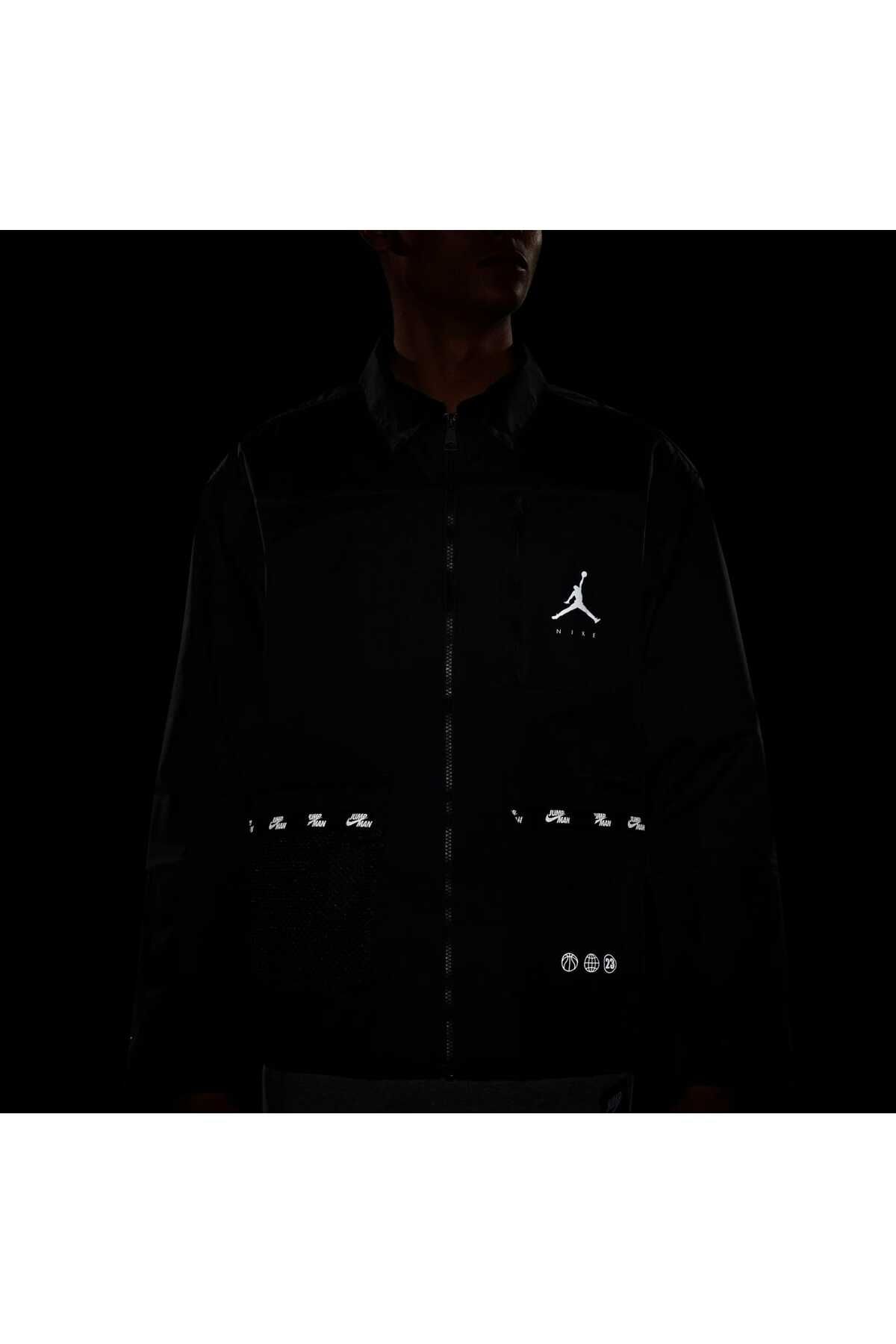 Nike-Jordan Men's Jumpman Statement Waterproof Unlined Jacket 5