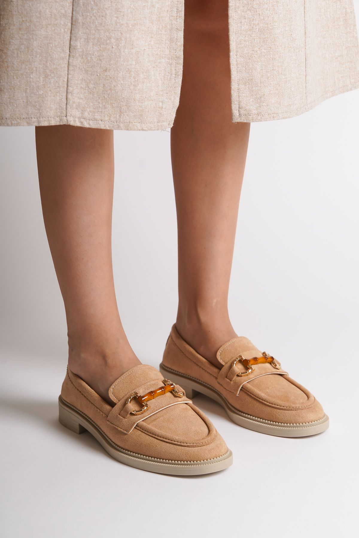 لوفر چند رنگ زنانه کفش های Loafer اورجینال Capone Outfitters