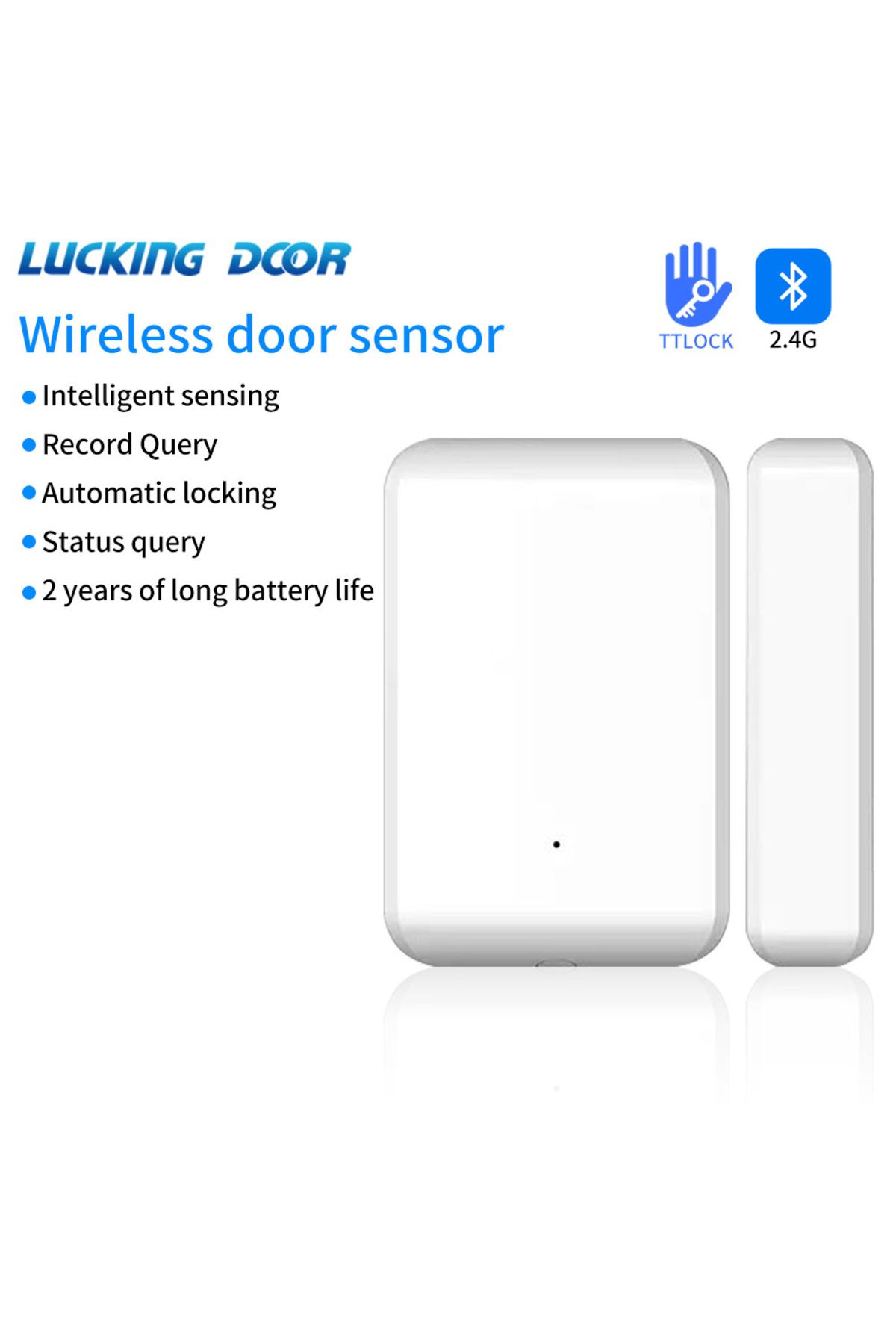 Choice-2.4GHz Wireless TTLOCK Door Sensor Door Contact Detection Windows Open Close Status DS2 Works Wit... 7