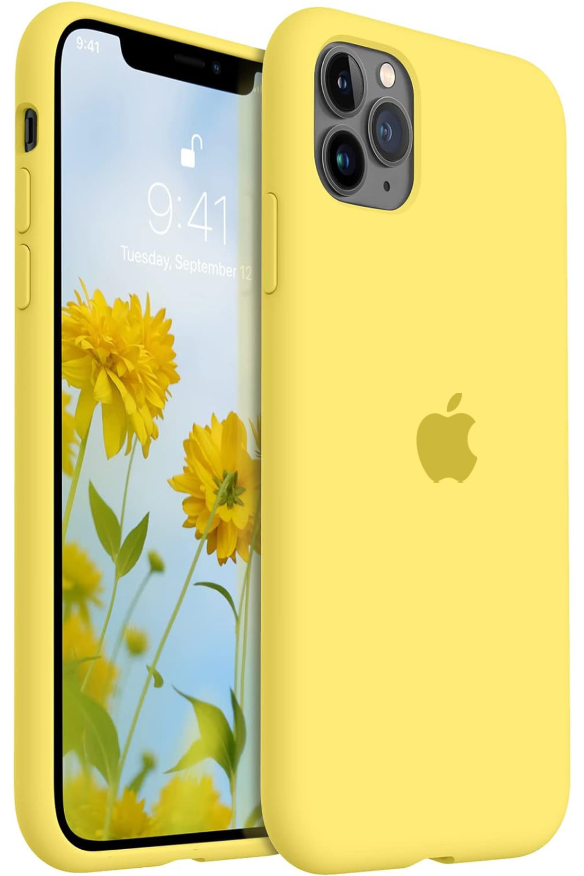 izzytech iPhone 11 Pro Max Uyumlu Dayanıklı Astar Yumuşak Logolu