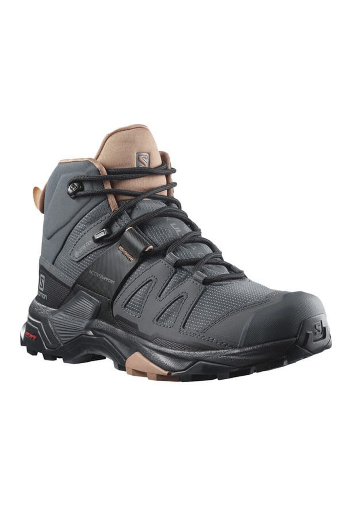 چکمه های بیرونی زنانه X Ultra 4 MID GTX L41295600 آبنوس/موس موکا/کرم بادام Salomon