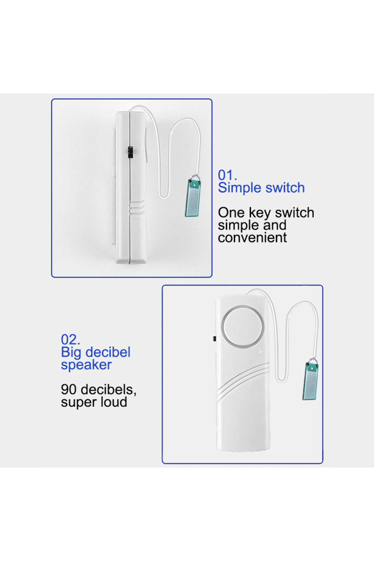 Choice-Water Leak Sensor Sound Alarm System Smart Home Automation Water Overflow Level Detector Resident... 4