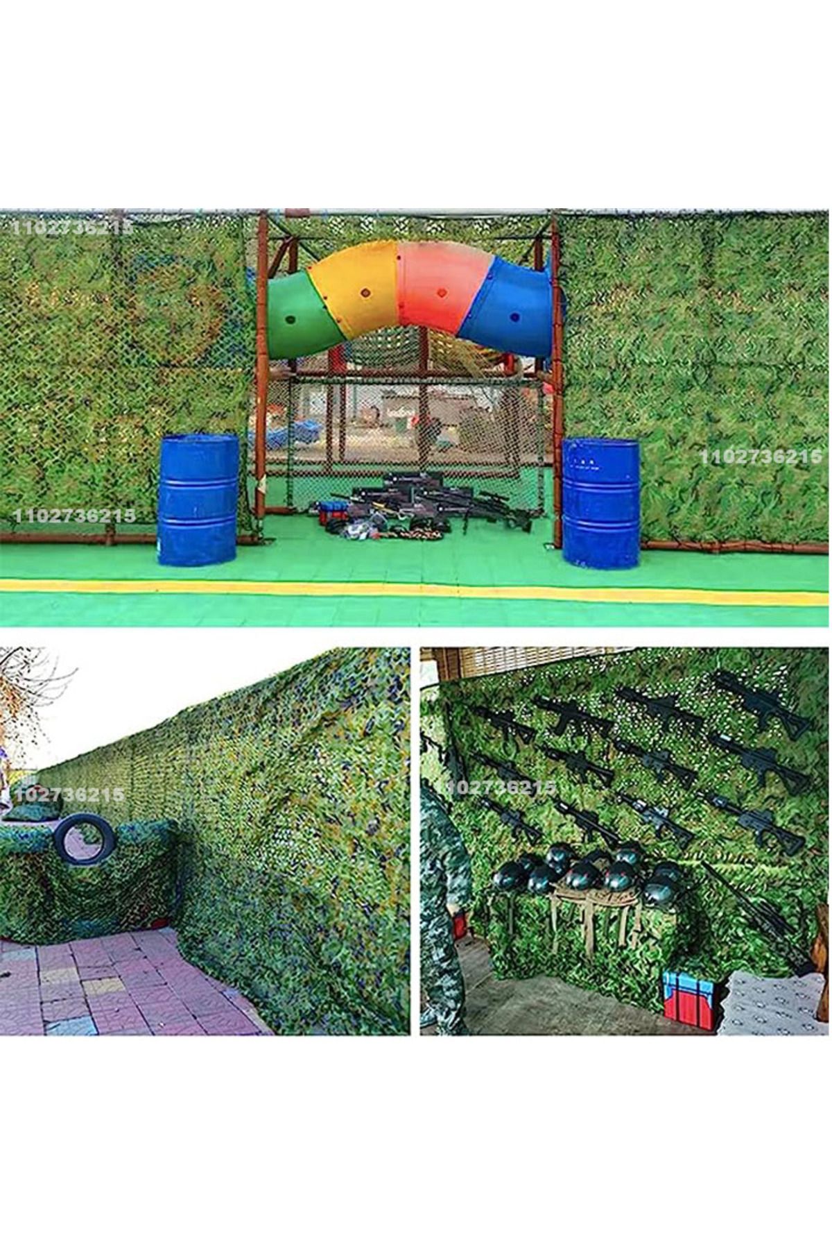 Choice-Military camouflage net pavilion camouflage net shade net garden decoration net green jungle whit... 6