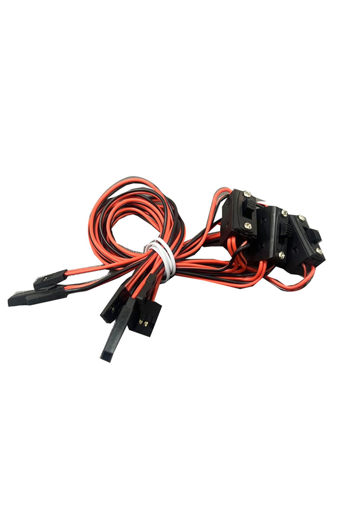 Choice-2 PACK RC Switch JR Style Connector Leads 3 Way Lead Servo Receiver Switch Harness With On/Off Sw... 5