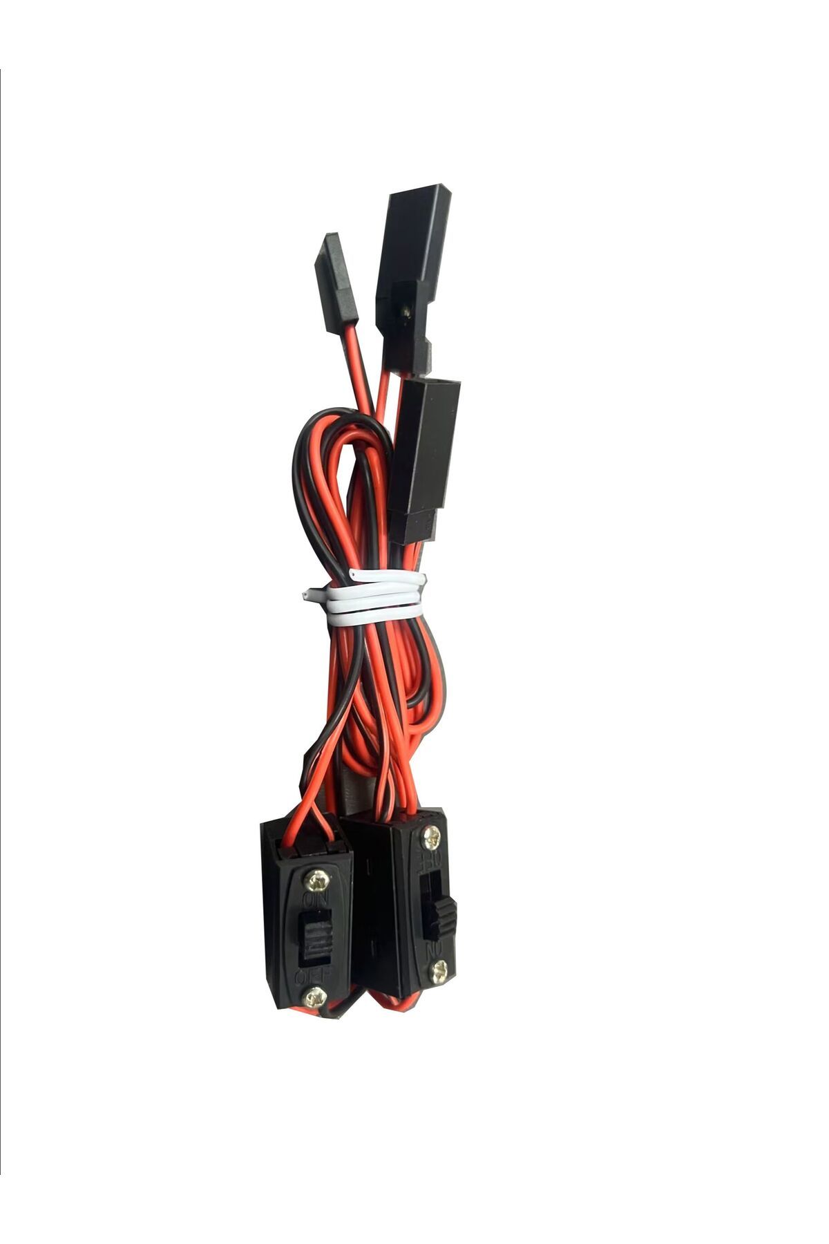 Choice-2 PACK RC Switch JR Style Connector Leads 3 Way Lead Servo Receiver Switch Harness With On/Off Sw... 7