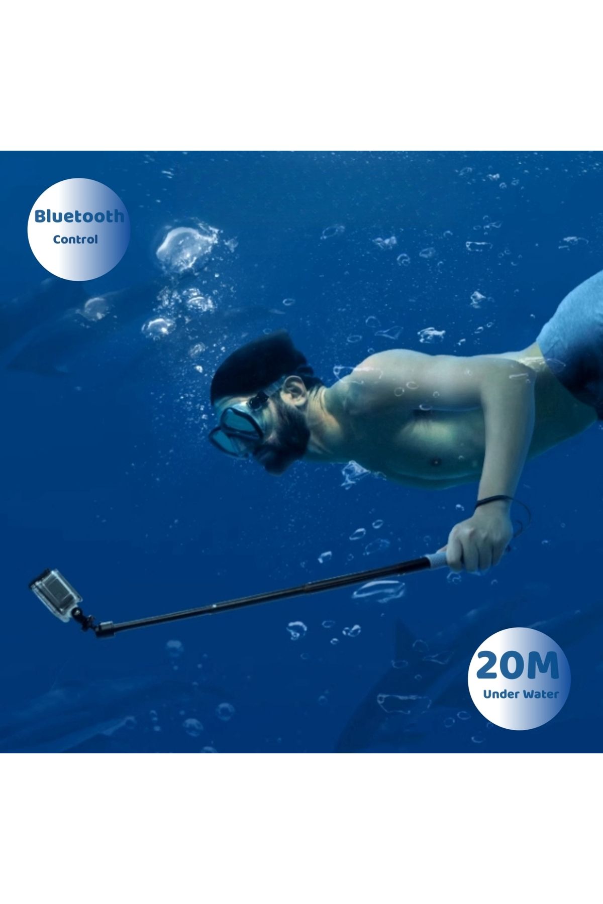 Choice-Tayogo Bluetooth Remote Control Underwater Diving Selfie Stick - Capture Underwater Moments with ... 4