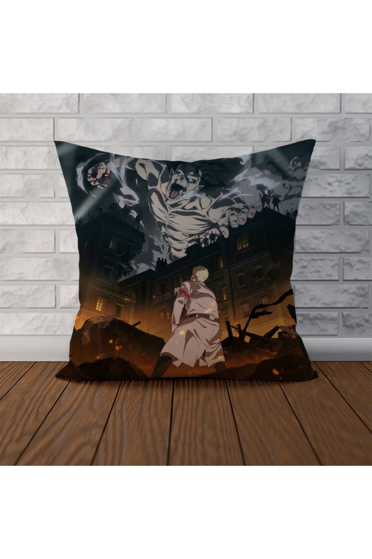 Choice-Decorative Pillowcases 40x40 Attack on Titan Body Pillow Cover 40x40 45x45 Cushions Covers for Be... 4