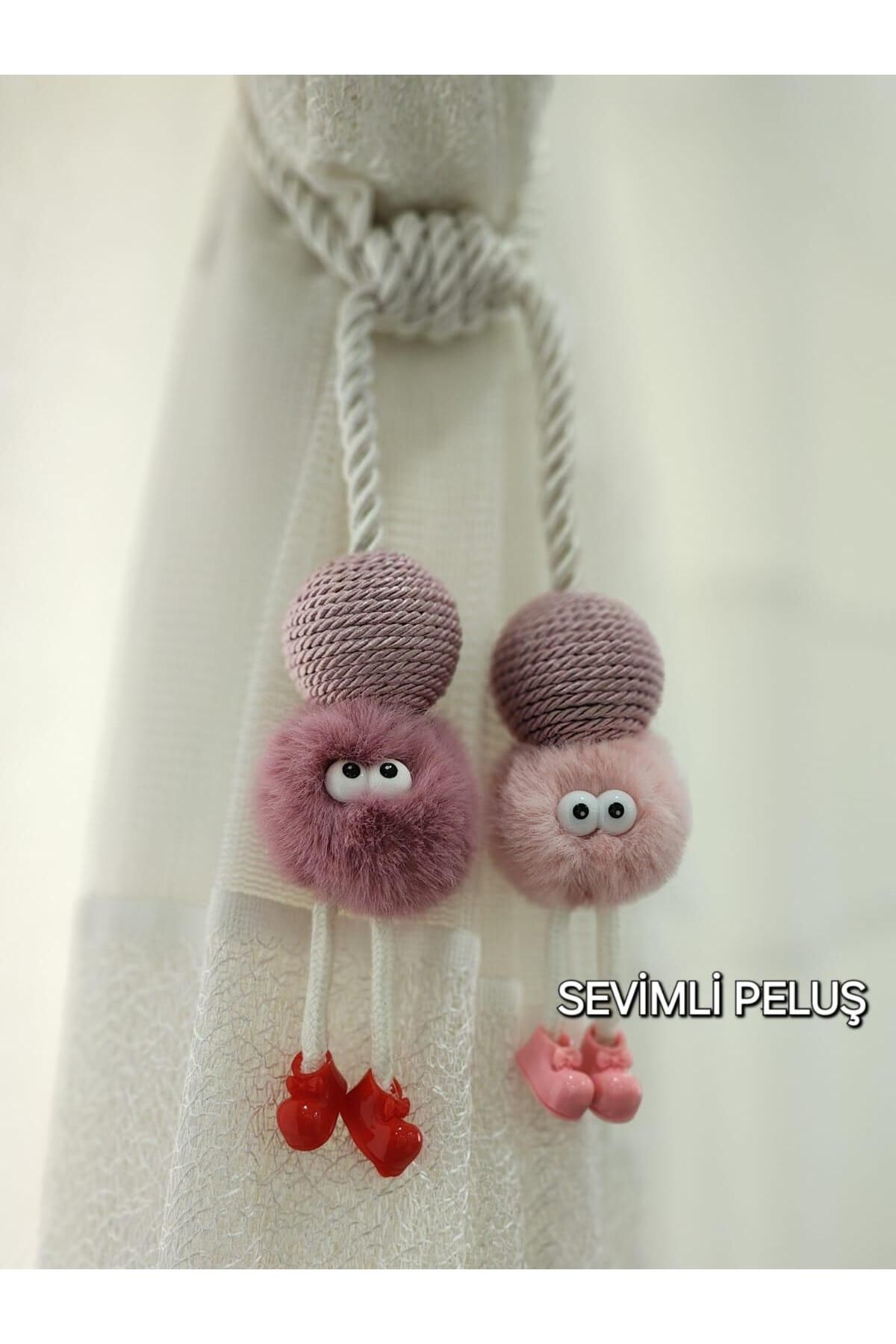 Akcan Pembe Renk Sevimli Peluş Uzun Braçol