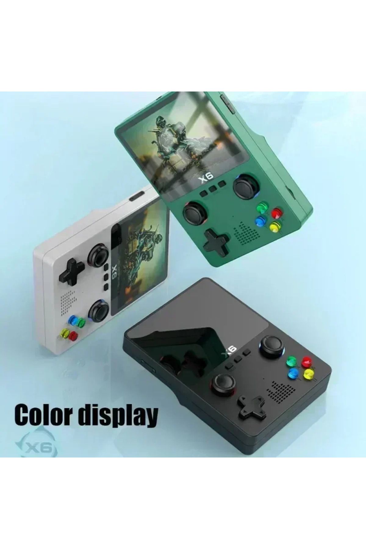 Choice-وحدة تحكم ألعاب X6 مع عصا تحكم مزدوجة و 11 محاكيًا لـ GBA وحدة تحكم ألعاب فيديو محمولة باليد ... 7